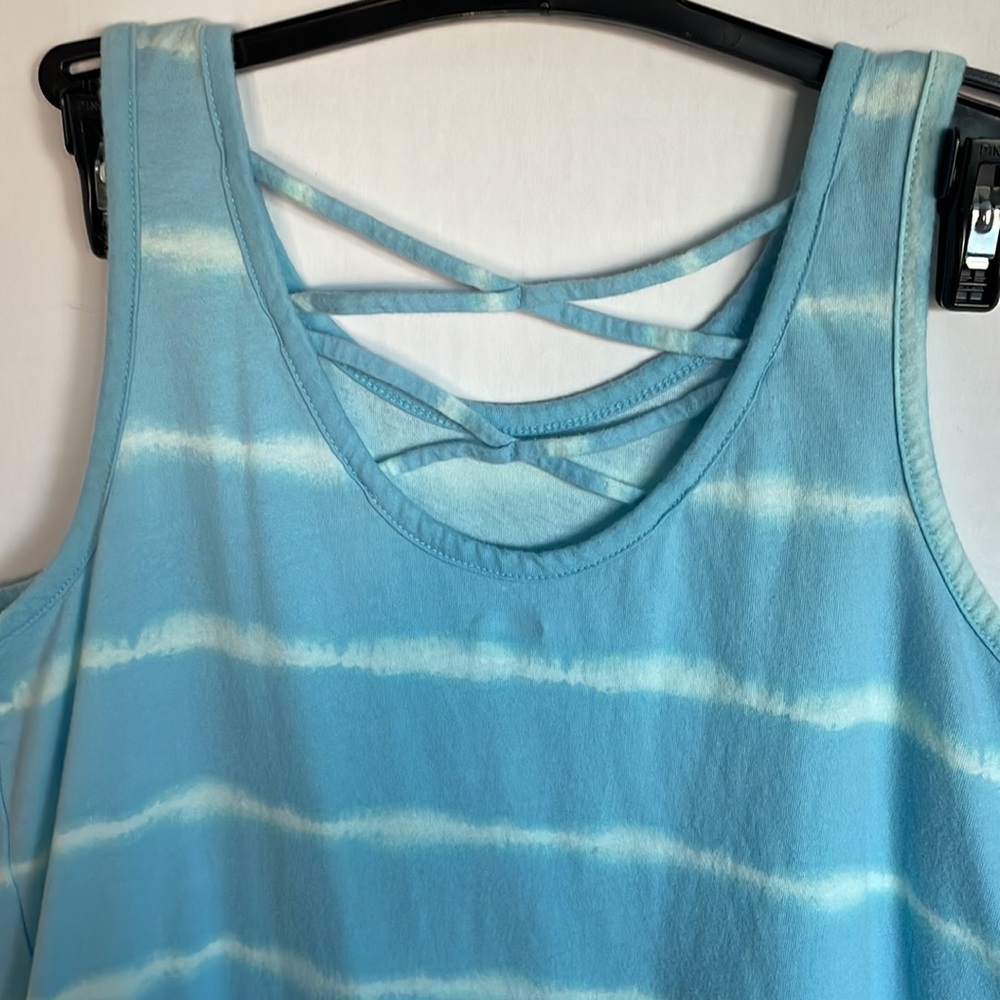 Old Navy girls blue ombré lattice dress size XXL - Picture 5 of 11